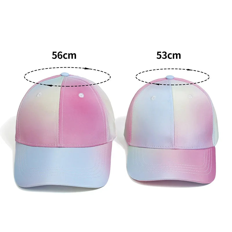 Mother Kids Baseball Caps for Girls Accessories Summer Child Girl Sun Hat Sports Travel Children Cap Adjustable 53/56cm