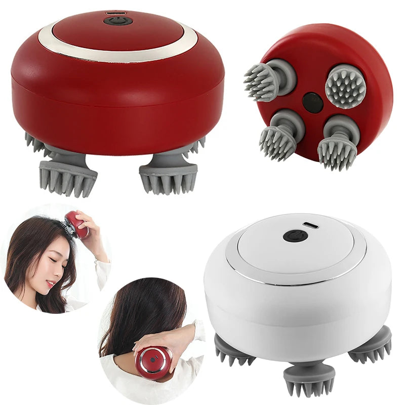 Electric Cat Massager Body Massager Health Care Relax Shoulder Neck Deep Tissue Head Scalp Massage Kneading Vibrating Device