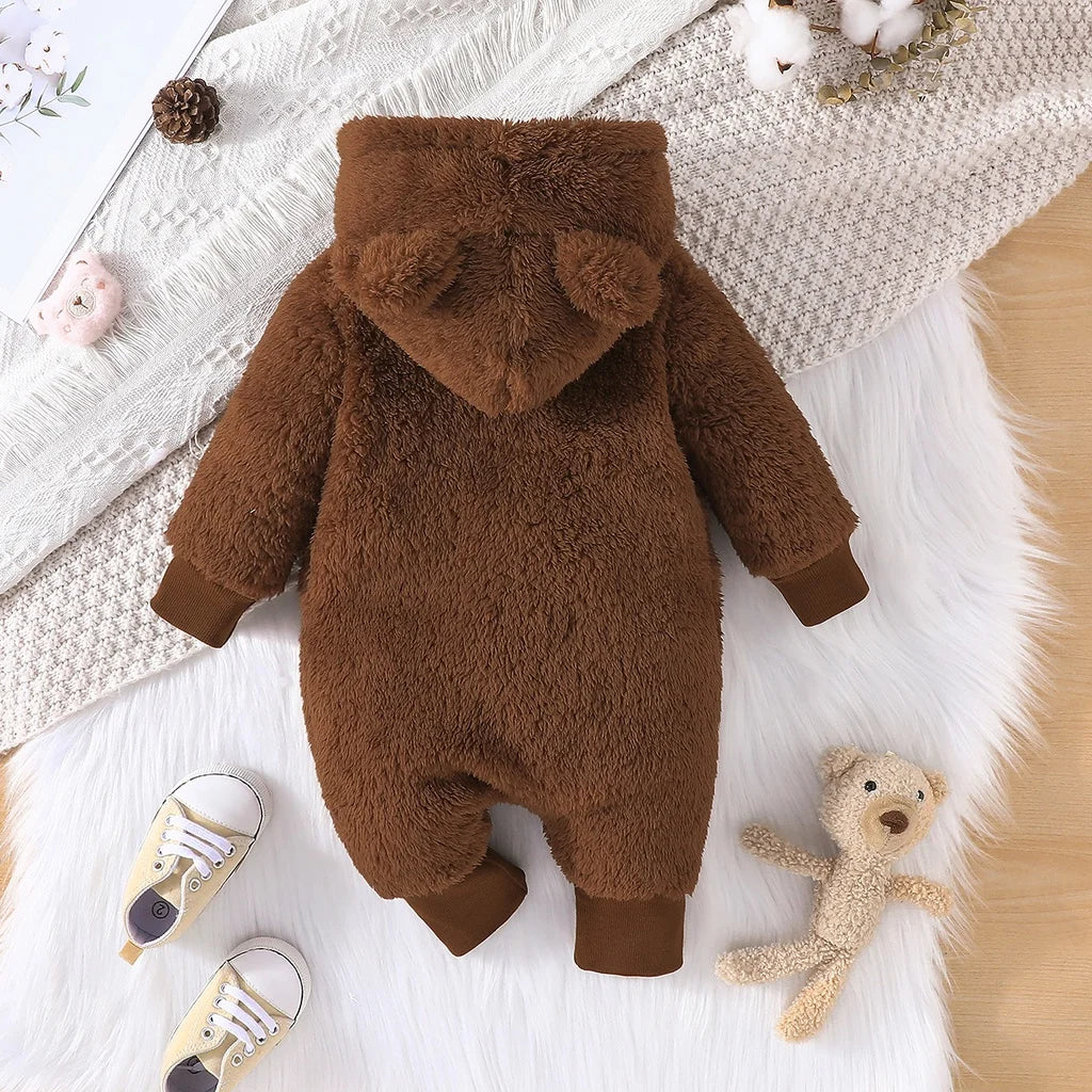 Newborn Baby Clothes 1 to 18 Months Cartoon Cute Bear Onesies