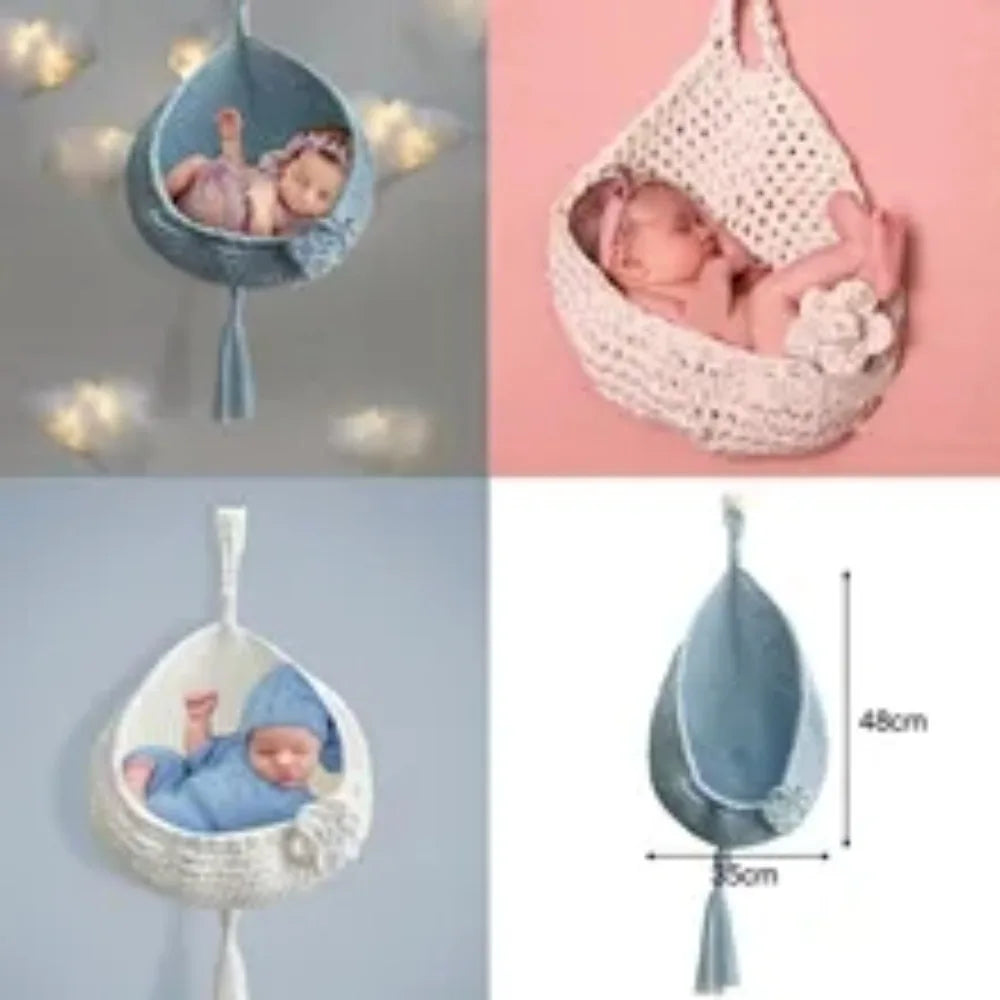 Newborn Photography Prop Hammock Posing Aids Swings Baby Accessories Newborn Photo Shooting Props Fotografía Accessoires Items