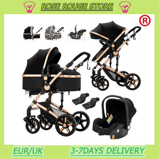 Baby Stroller lightweight strollers 3 in 1 Stroller Baby Walker Baby Trolley 588 Baby Stroller Car for Newborn Baby Travel pram